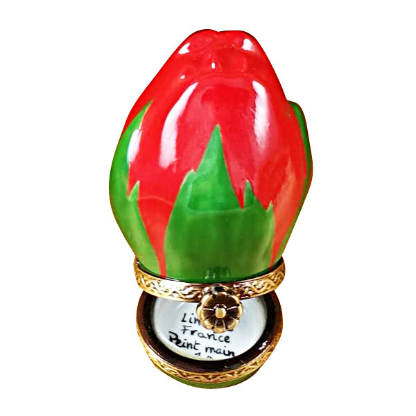 Load image into Gallery viewer, Rochard "Mini Red Rose Bud" Limoges Box