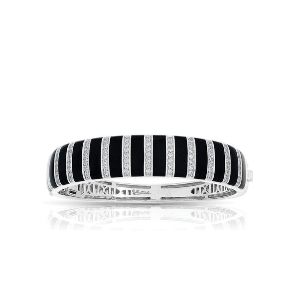 Load image into Gallery viewer, Belle Etoile Regal Stripe Bangle - Onyx