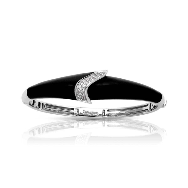 Load image into Gallery viewer, Belle Etoile Riva Bangle - Black
