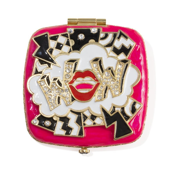 Load image into Gallery viewer, Jay Strongwater Liza - 3" Square Wow Compact