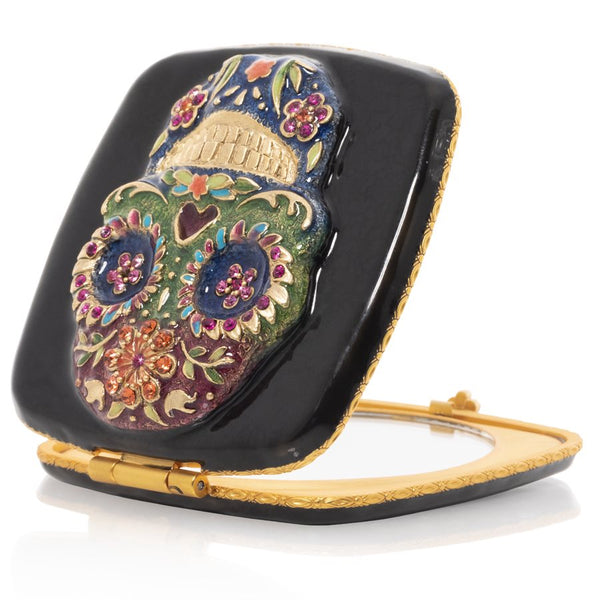 Load image into Gallery viewer, Jay Strongwater Lilah Skull Compact