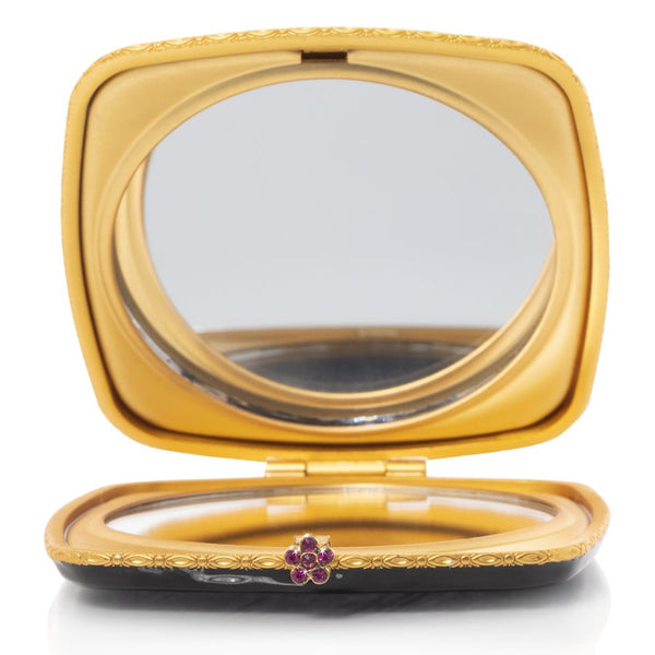 Load image into Gallery viewer, Jay Strongwater Lilah Skull Compact