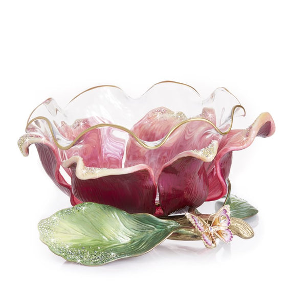 Load image into Gallery viewer, Jay Strongwater Sydney Large Flower Bowl