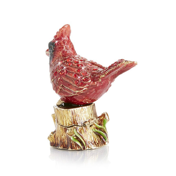 Load image into Gallery viewer, Jay Strongwater Dina Cardinal Box