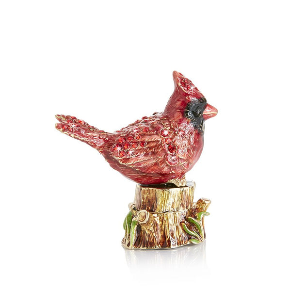 Load image into Gallery viewer, Jay Strongwater Dina Cardinal Box