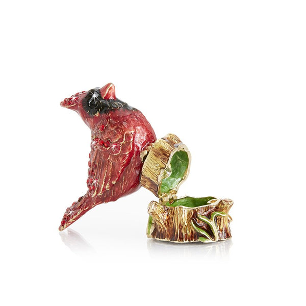 Load image into Gallery viewer, Jay Strongwater Dina Cardinal Box