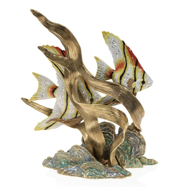Load image into Gallery viewer, Jay Strongwater Simone & Jacques - Swimming Angel Fish