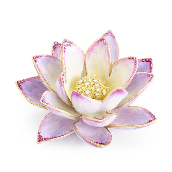 Load image into Gallery viewer, Jay Strongwater Kamal Lotus Table Objet