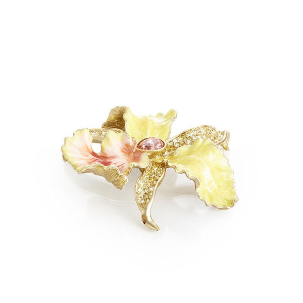 Load image into Gallery viewer, Jay Strongwater Leya Orchid Table Objet