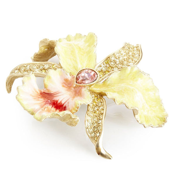 Load image into Gallery viewer, Jay Strongwater Leya Orchid Table Objet