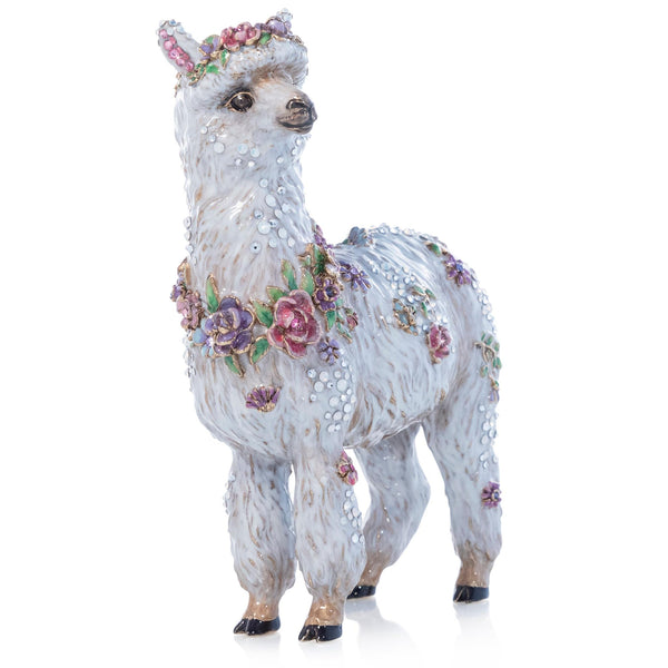 Load image into Gallery viewer, Jay Strongwater Ellison Flowery Llama