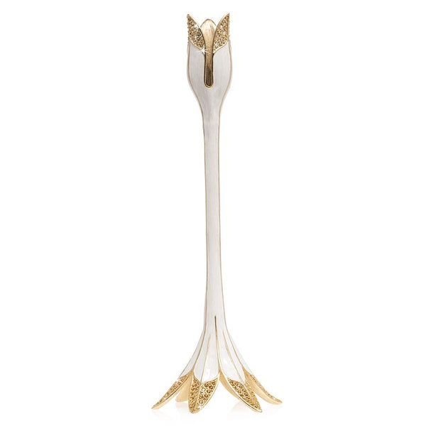 Load image into Gallery viewer, Jay Strongwater Ambrosius - Tulip Tall Candle Stick Holder