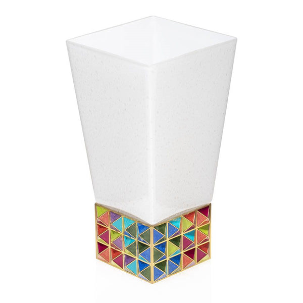 Load image into Gallery viewer, Jay Strongwater Opus - Pyramid Vase