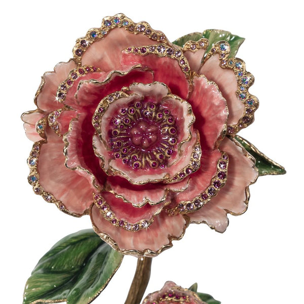 Load image into Gallery viewer, Jay Strongwater Kora Peony Objet
