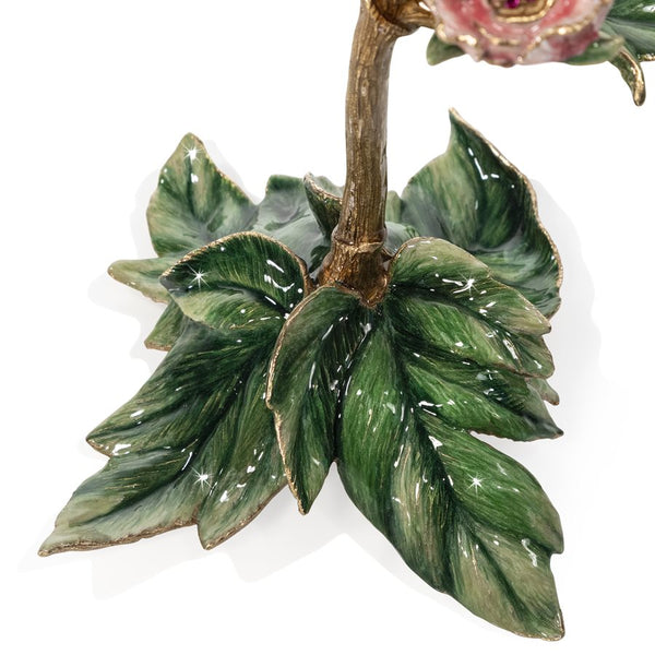 Load image into Gallery viewer, Jay Strongwater Kora Peony Objet