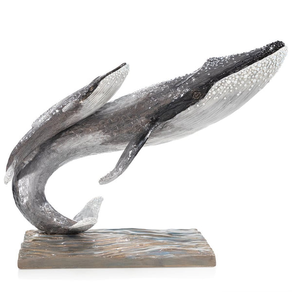 Load image into Gallery viewer, Jay Strongwater Finn Whale and Calf Figurine