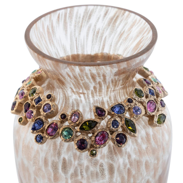Load image into Gallery viewer, Jay Strongwater Norah Bejeweled Vase - Bouquet