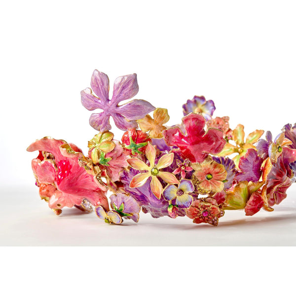 Load image into Gallery viewer, Jay Strongwater Penelope Large Ruffle Flower Bowl