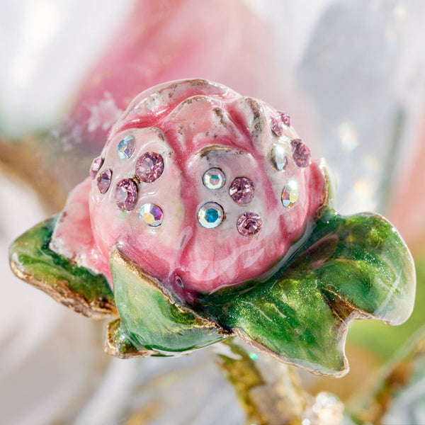 Load image into Gallery viewer, Jay Strongwater Holly Peony Bowl