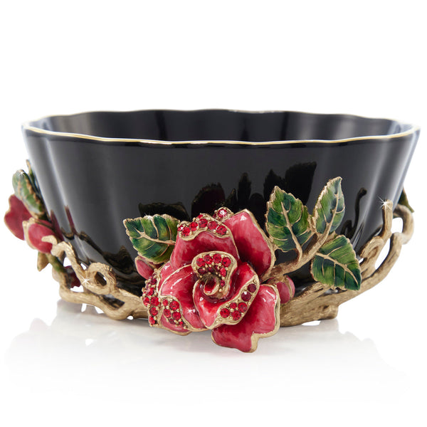 Load image into Gallery viewer, Jay Strongwater Catherine Nightbloom Bowl