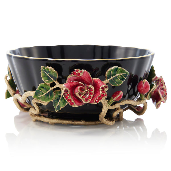 Load image into Gallery viewer, Jay Strongwater Catherine Nightbloom Bowl