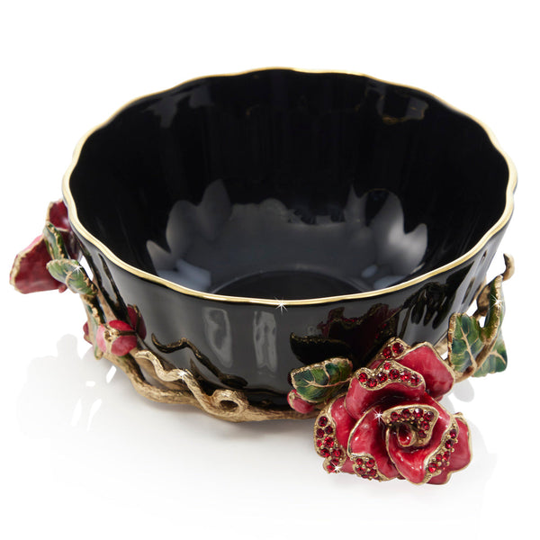 Load image into Gallery viewer, Jay Strongwater Catherine Nightbloom Bowl