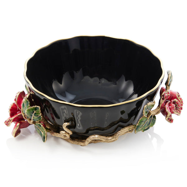 Load image into Gallery viewer, Jay Strongwater Catherine Nightbloom Bowl