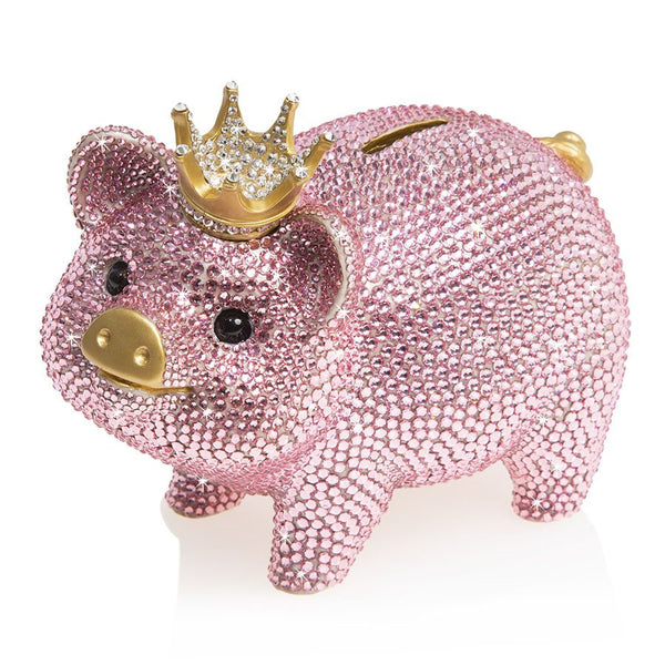 Load image into Gallery viewer, Jay Strongwater Gatsby - Pave Piggy Bank