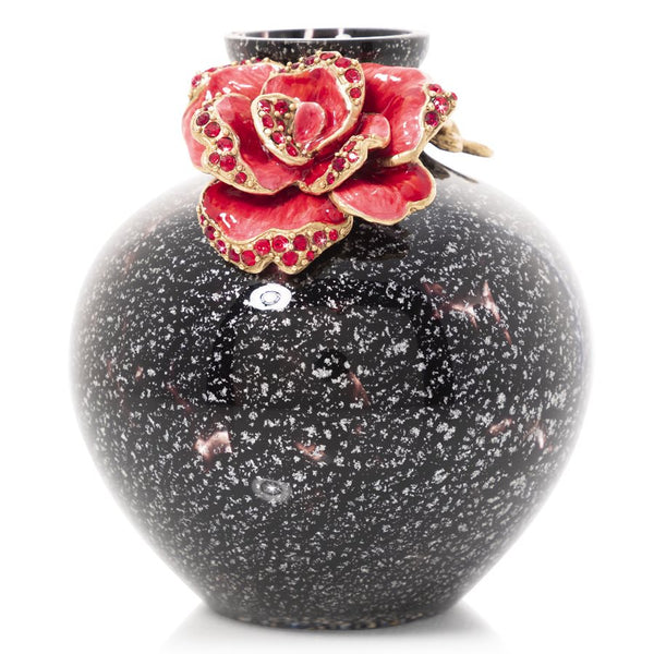 Load image into Gallery viewer, Jay Strongwater Small Night Bloom Rose Vase