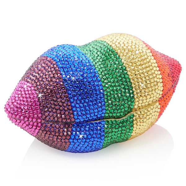 Load image into Gallery viewer, Jay Strongwater Amy Rainbow Lips Box