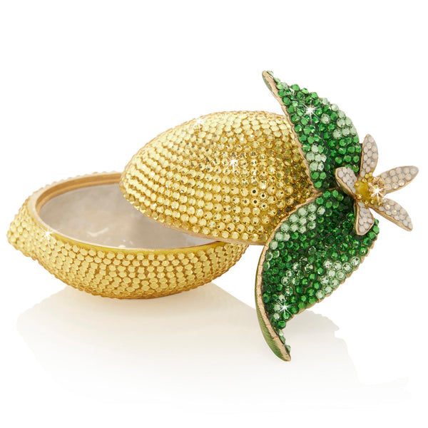 Load image into Gallery viewer, Jay Strongwater Mila Lemon Box