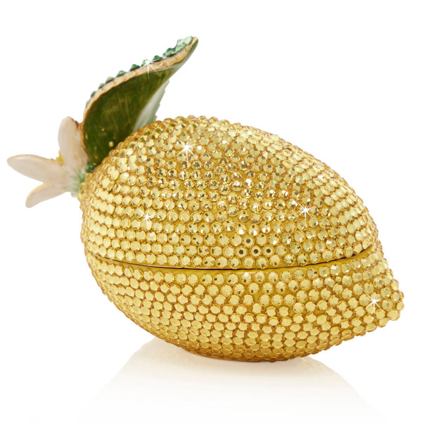 Load image into Gallery viewer, Jay Strongwater Mila Lemon Box