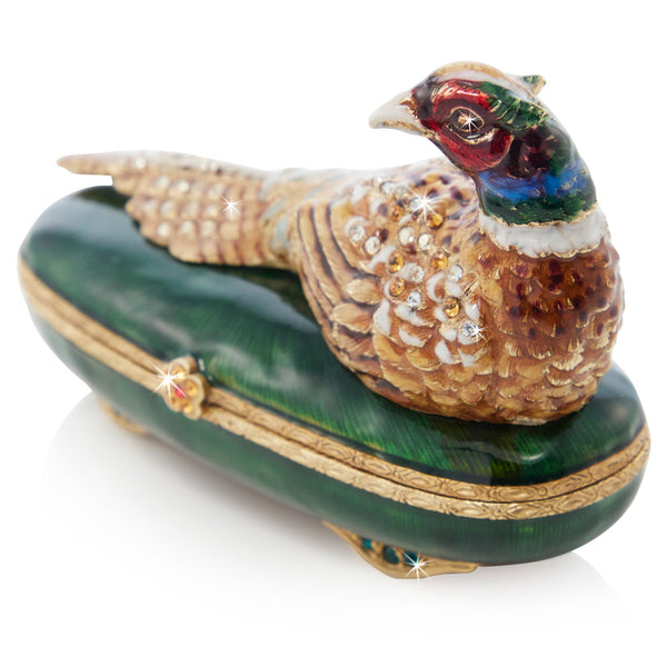 Load image into Gallery viewer, Jay Strongwater Bridget Pheasant Box