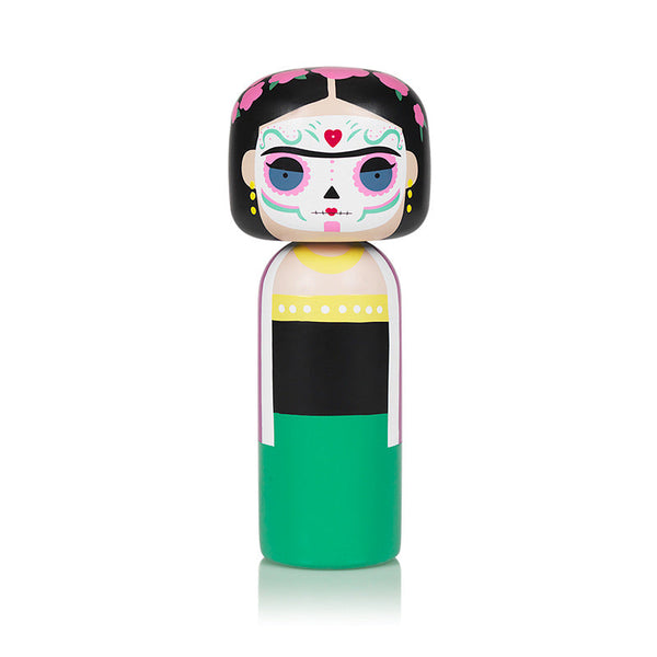 Load image into Gallery viewer, Lucie Kaas Sketch.inc Kokeshi - Frida, Dia de los Muertos