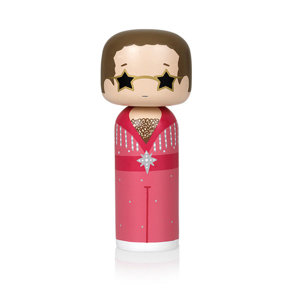 Load image into Gallery viewer, Lucie Kaas Sketch.inc Kokeshi - Elton in pink outfit