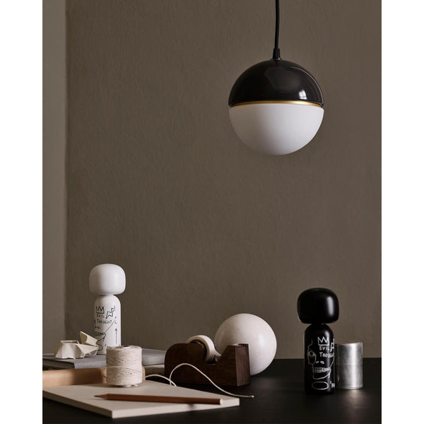 Load image into Gallery viewer, Lucie Kaas Sketch.inc Kokeshi - Jean-Michel Basquiat, Evil Thoughts Black