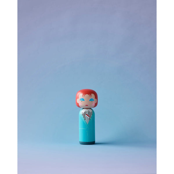 Load image into Gallery viewer, Lucie Kaas Sketch.inc Kokeshi - David Bowie, Life on Mars?