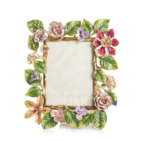 Load image into Gallery viewer, Jay Strongwater Lars Dutch Floral 5" x 7" Frame