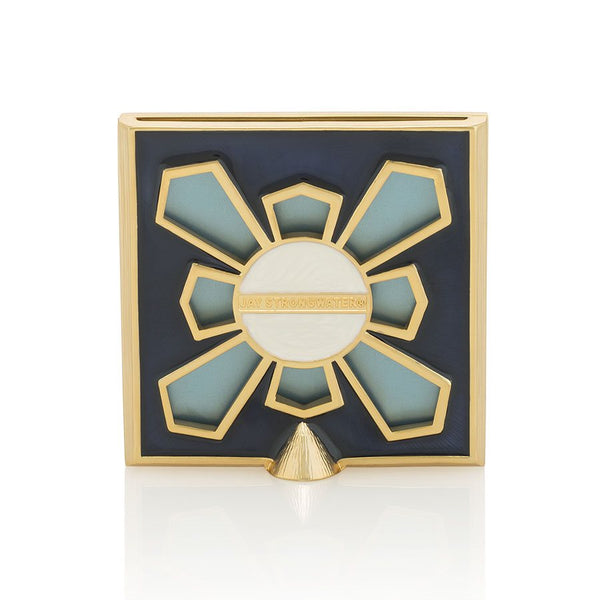 Load image into Gallery viewer, Jay Strongwater Leland Pave Corner 2" Frame - Indigo Sapphire