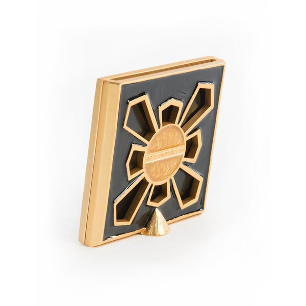 Load image into Gallery viewer, Jay Strongwater Leland Pave Corner 2" Square Frame - Black