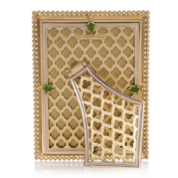 Load image into Gallery viewer, Jay Strongwater Lucas - Stone Edge 5" x 7" Frame - Flora