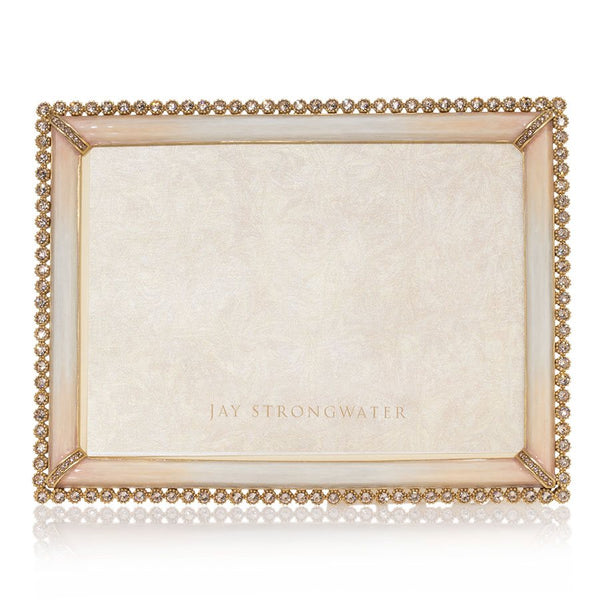 Load image into Gallery viewer, Jay Strongwater Lucas - Stone Edge 5" x 7" Frame - Boudoire