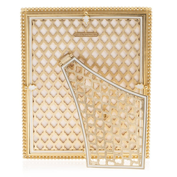 Load image into Gallery viewer, Jay Strongwater Laetitia - Stone Edge 8" x 10" Frame - Boudoire