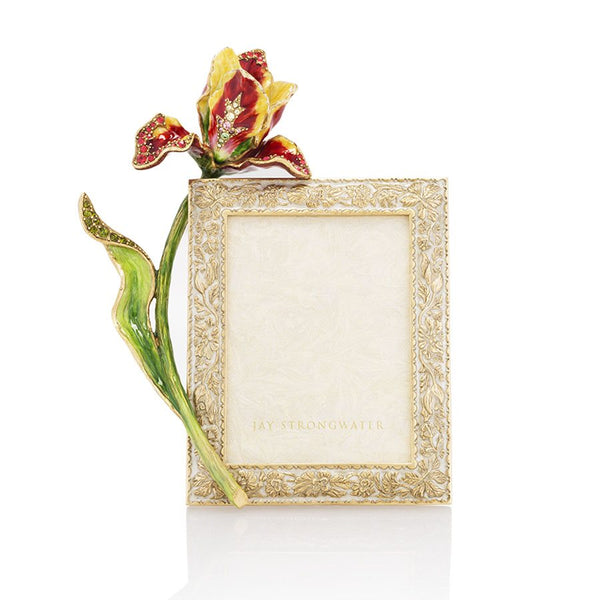 Load image into Gallery viewer, Jay Strongwater Ilsa Tulip 3" x 4" Frame - Gold
