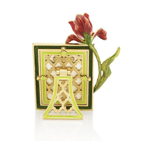 Load image into Gallery viewer, Jay Strongwater Ilsa Tulip 3" x 4" Frame - Gold