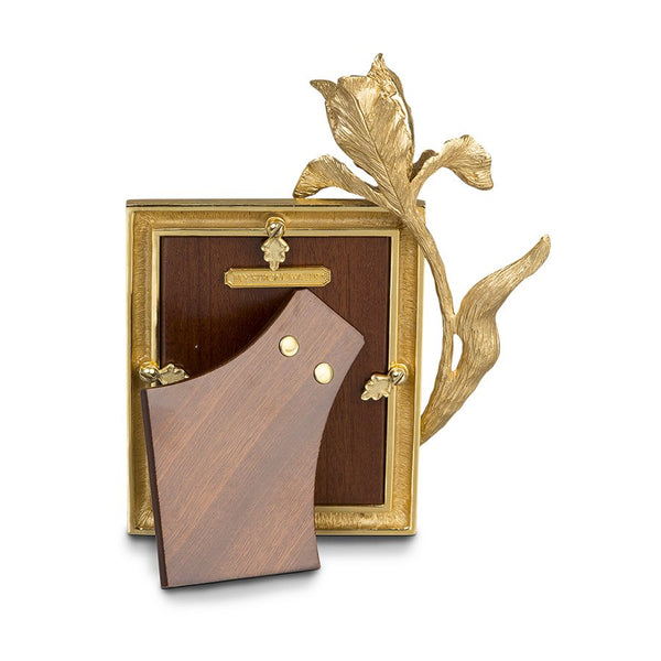 Load image into Gallery viewer, Jay Strongwater Claudia Tulip 3" x 4" Frame - Gold