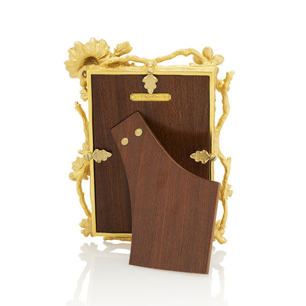 Load image into Gallery viewer, Jay Strongwater Breanna Floral Branch 4" x 6" Frame