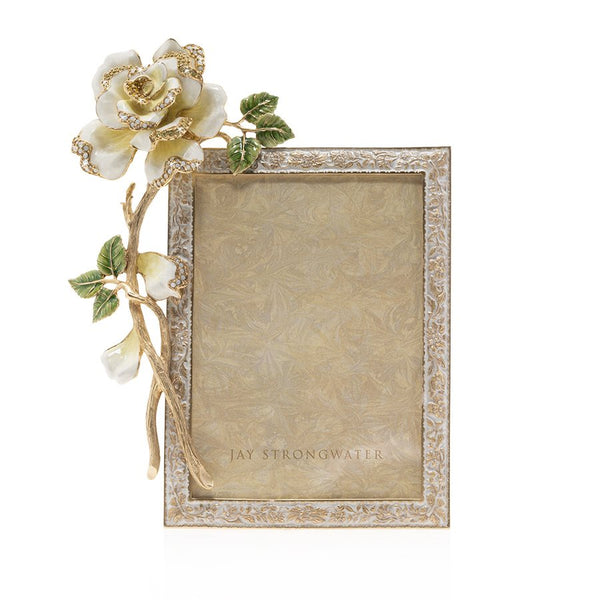 Load image into Gallery viewer, Jay Strongwater Beauty Rose 5" x 7" Frame
