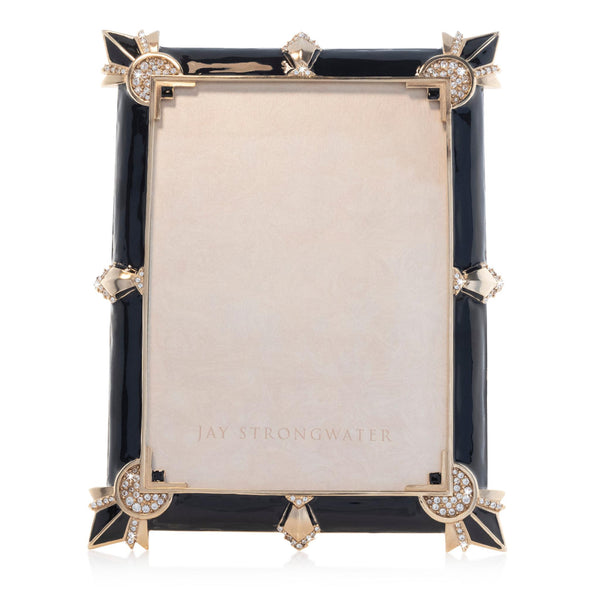 Load image into Gallery viewer, Jay Strongwater Geraldine 5" x 7" Art Deco Frame