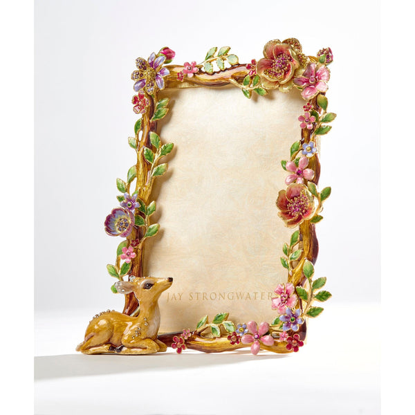 Load image into Gallery viewer, Jay Strongwater Willow Deer 5" x 7" Frame - Natural